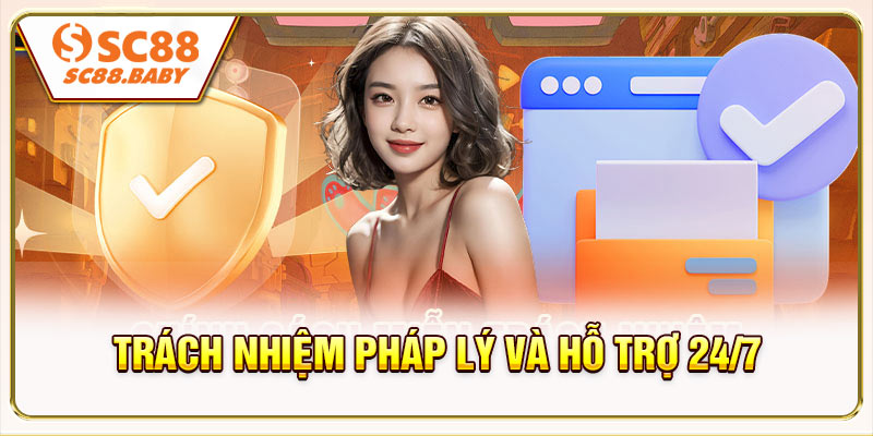 Trách nhiệm pháp lý và hỗ trợ 24/7