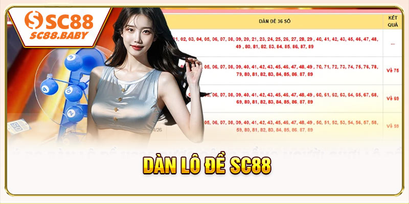 Dàn Lô Đề SC88 - Kết Hợp Dữ Liệu Và Kinh Nghiệm Hiệu Quả